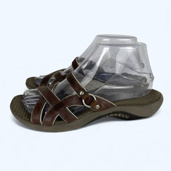 Merrell Jasmine Coffee Bean Brown J35692 Women's Sandals Slides Size 7M - Picture 4 of 8